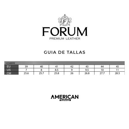 ZAPATO HOMBRE FORUM ZHV22-001CH-46