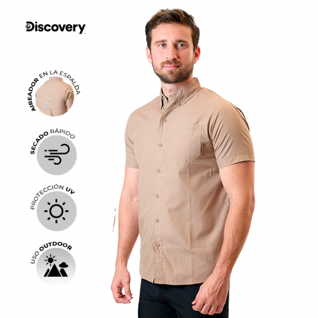 CAMISA M/C CAB  DX4578-308-80244BRN