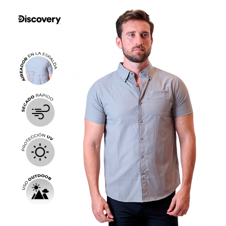 CAMISA M/C CAB  DX4578-308-80244GRY