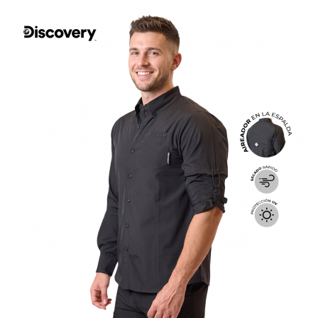 CAMISA ML DX4578-308-80245BLK
