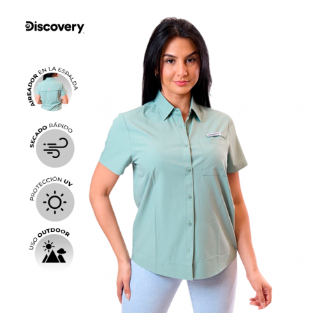 CAMISA M/C DAMA  DX5078-112-83602OLV