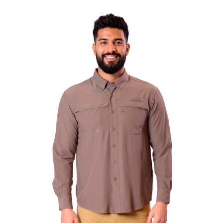 CAMISA ML DX5280-308-85611CHR GRIS 7453121454895-GR