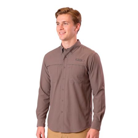 CAMISA ML PLUS DX5280-308-85613CHR GRIS 7453121455014-GR