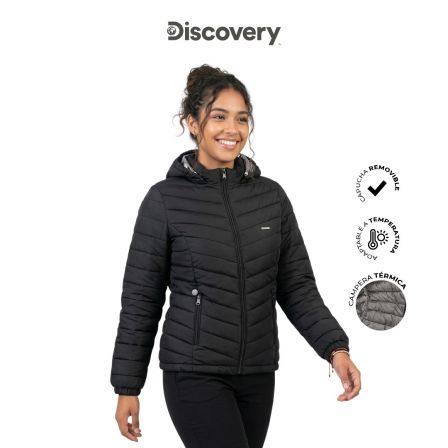 CAMPERA TERMICA MUJER NEGRO 7453DAM-NE