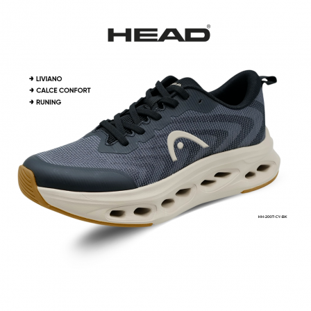 CALZADO HEAD HH-2007-CY-BK DEPORTIVA DE HOMBRE