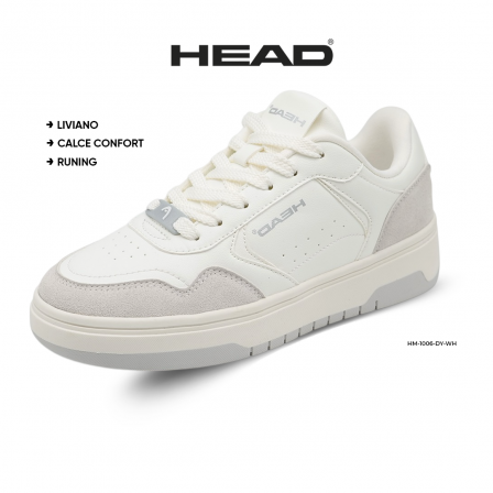 CALZADO HEAD HM-1006-DY-WH CASUAL DE DAMA